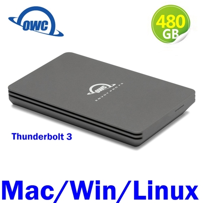 OWC 480GB - Envoy Pro FX(首款可通過 USB-C 和 USB-A 工作的通用 Thunderbolt 硬碟)