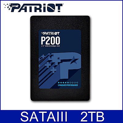 Patriot美商博帝 P200 2TB 2.5吋 SSD固態硬碟