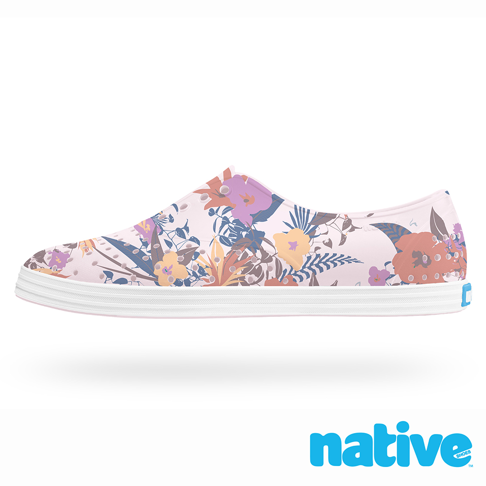 Native Shoes JERICHO 女鞋-牛奶粉熱帶花卉印花