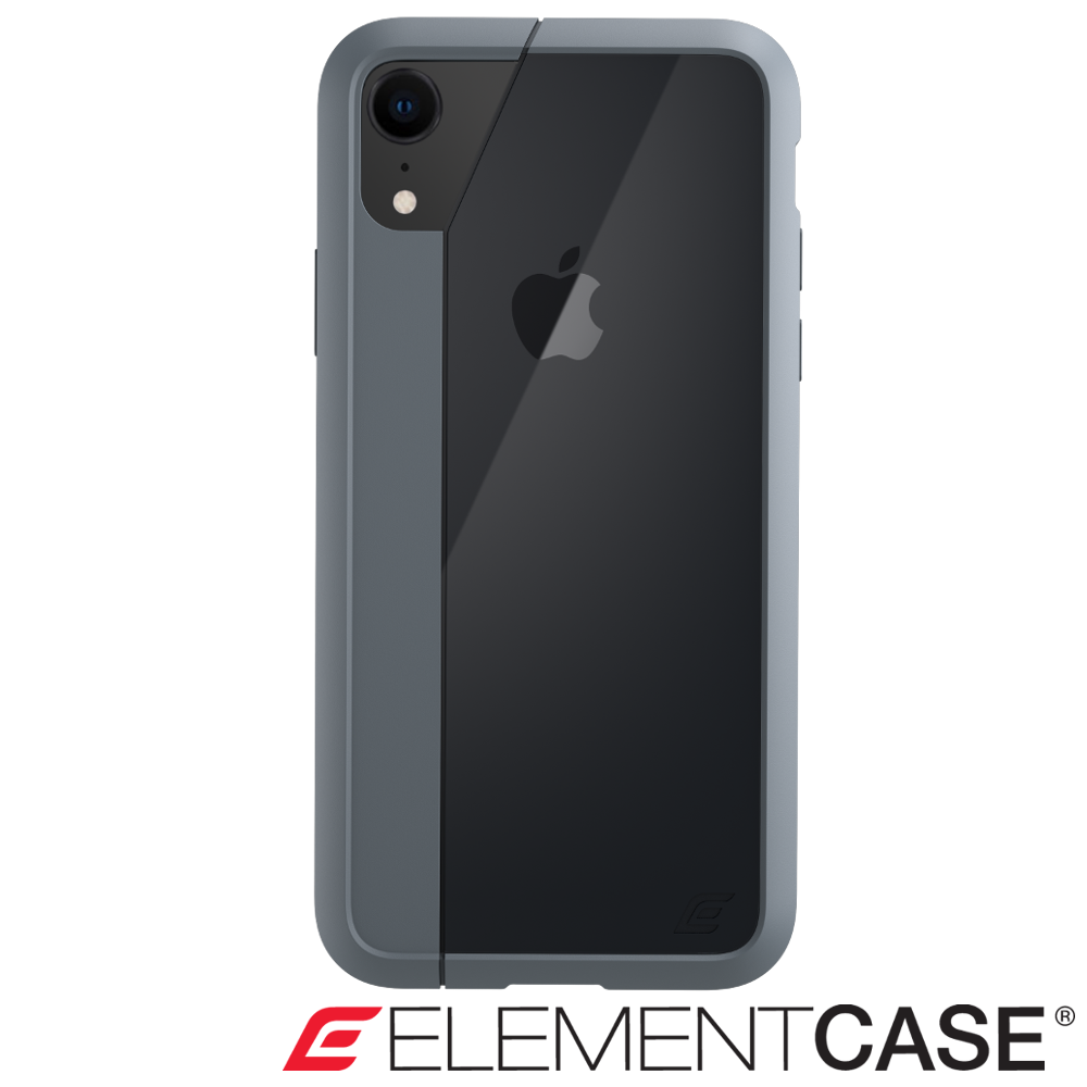 美國 Element Case iPhone XR Illusion 輕薄幻影防摔殼 -灰