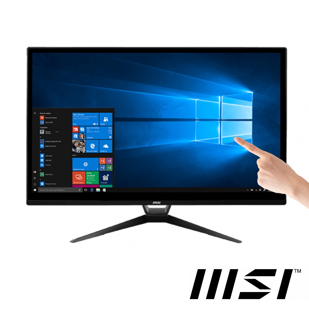 MSI微星 PRO 22XT 10M-867TW 22型四核心觸控電腦(i3-10105/8G/256GB SSD/Win11Pro)