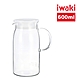 【iwaki】耐熱玻璃把手冷/熱水壺-600ml product thumbnail 1