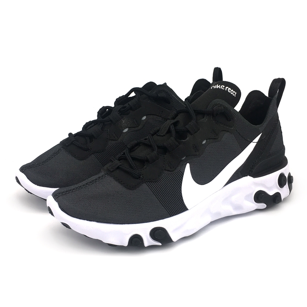 NIKE REACT ELEMENT 55 女休閒鞋黑 