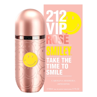 CAROLINA HERRERA 212VIP微笑限量款女性淡香精80ml-快速到貨