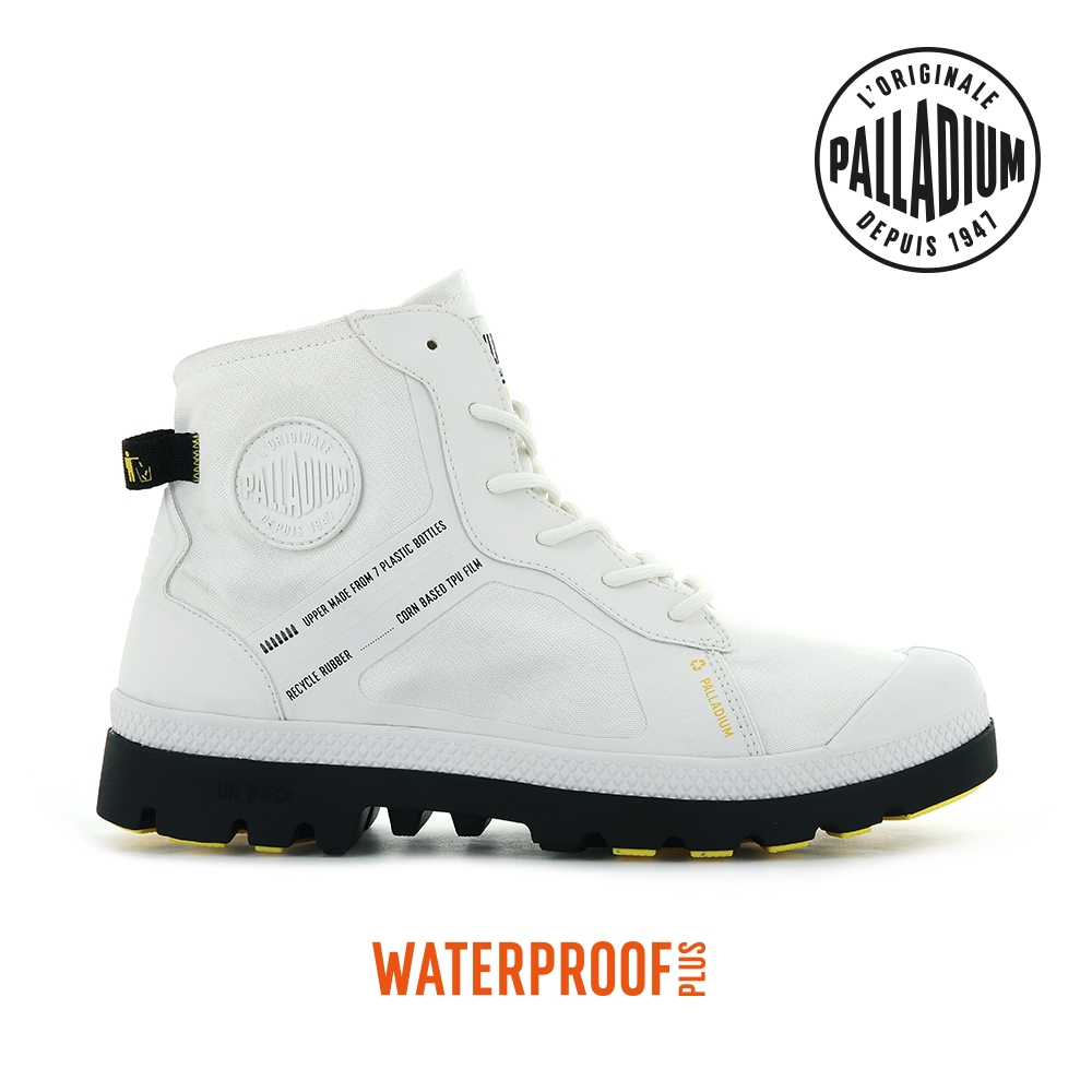 PALLADIUM PAMPA LITE+ RC WP+ 2 再生輕量防水靴-中性-白