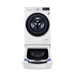 LG樂金滾筒洗脫烘9公斤+下層2公斤洗衣機WD-S90VDW-WT-SD201AHW
