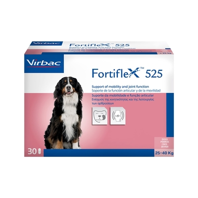法國維克Virbac-Fortiflex®525 健骨樂525 30錠 適用25-40公斤之狗(購買第二件贈送寵物零食x1包)