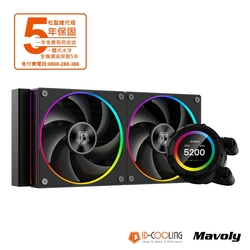 【ID-COOLING】 SL240 一體式水冷 CPU散熱器(黑色)