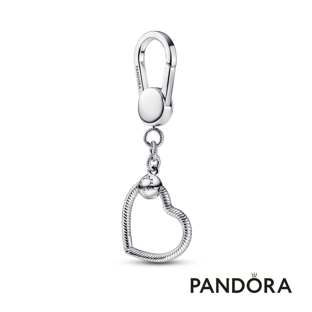 【Pandora官方直營】Pandora Moments 小型心形包包釦環
