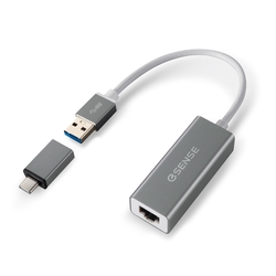 Esense USB3.0轉RJ45 1000M轉接器(A+C) PA