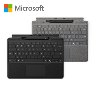 Microsoft 微軟 Surface Pro 特製版專業鍵盤蓋(內含第2代超薄手寫筆) (含Copilot鍵) 8X6-00231、8X6-00231