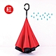 生活良品 C型雙層雙色手動反向直立晴雨傘-素面款 product thumbnail 3