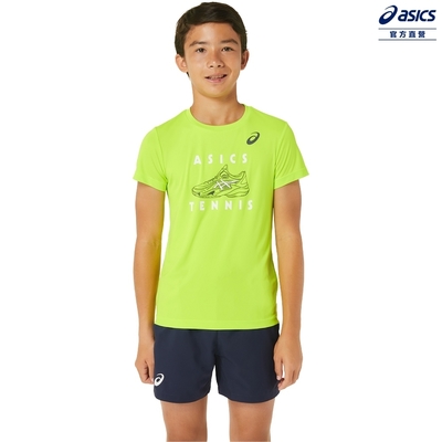 ASICS 亞瑟士 童 短袖上衣 兒童 網球 2044A035-300