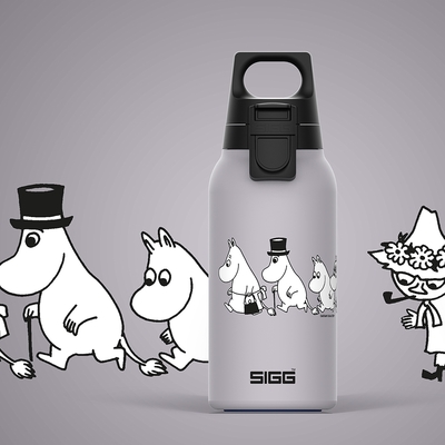 瑞士百年SIGG x Moomin 輕量保溫瓶 330ml - 嚕嚕米散步去