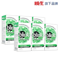 嬌生旗下品牌 冰藍 BLINK 高水分隱形眼鏡潤濕液(10mlx6盒)