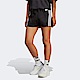 Adidas W FI 3S Short HT4712 女 短褲 運動 休閒 舒適 棉質 中腰 日常 穿搭 黑 product thumbnail 1