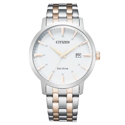 CITIZEN 星辰錶 簡約俐落 箱型鏡面 光動能(BM7466-81H)40mm