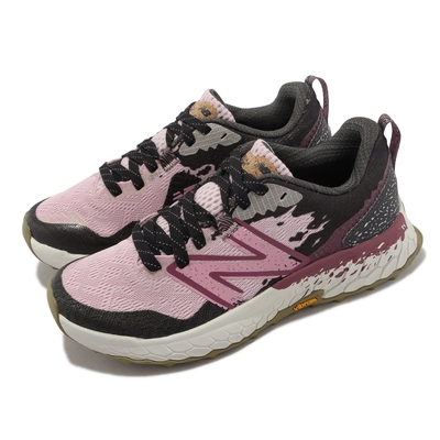 New Balance 越野跑鞋 Fresh Foam X Hierro V7 D 寬楦 女鞋 黑 粉 緩震 黃金大底 NB WTHIERO7-D