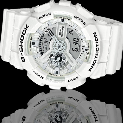 G-SHOCK 白色主題運動錶(GA-110MW-7A)51.2mm | G-SHOCK | Yahoo奇摩