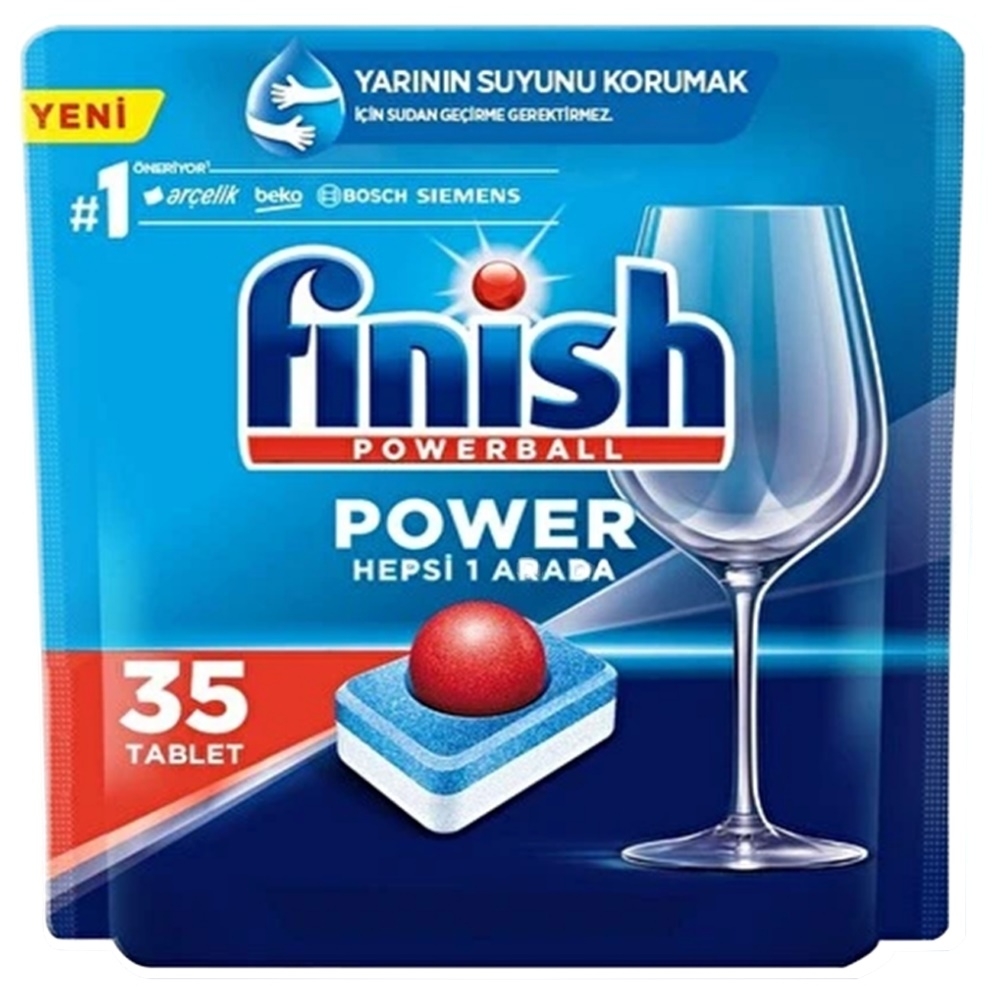 FINISH洗碗錠35入全效合一洗碗塊洗滌球1盒組洗碗機配件FINISH-TABLET-1