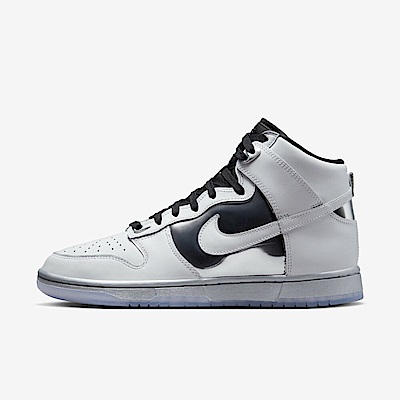 Nike Wmns Dunk High SE [DX5928-100] 女 休閒鞋 運動 經典 高筒 皮革 果凍底 白銀