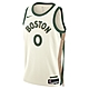 NIKE 背心 男款 運動背心 NBA球衣 波士頓塞爾特人隊 BOS MNK CE 23 米白綠 DX8488-133 product thumbnail 1