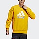 Adidas St Story Sweat [H39216] 男 長袖上衣 運動 訓練 休閒 柔軟 舒適 亞洲版 黃 product thumbnail 1