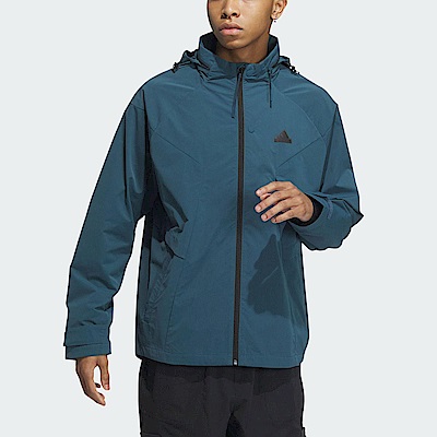 Adidas TH TOP WV JKT IP4923 男 連帽 外套 立領 亞洲版 運動 訓練 休閒 寬鬆 藍綠