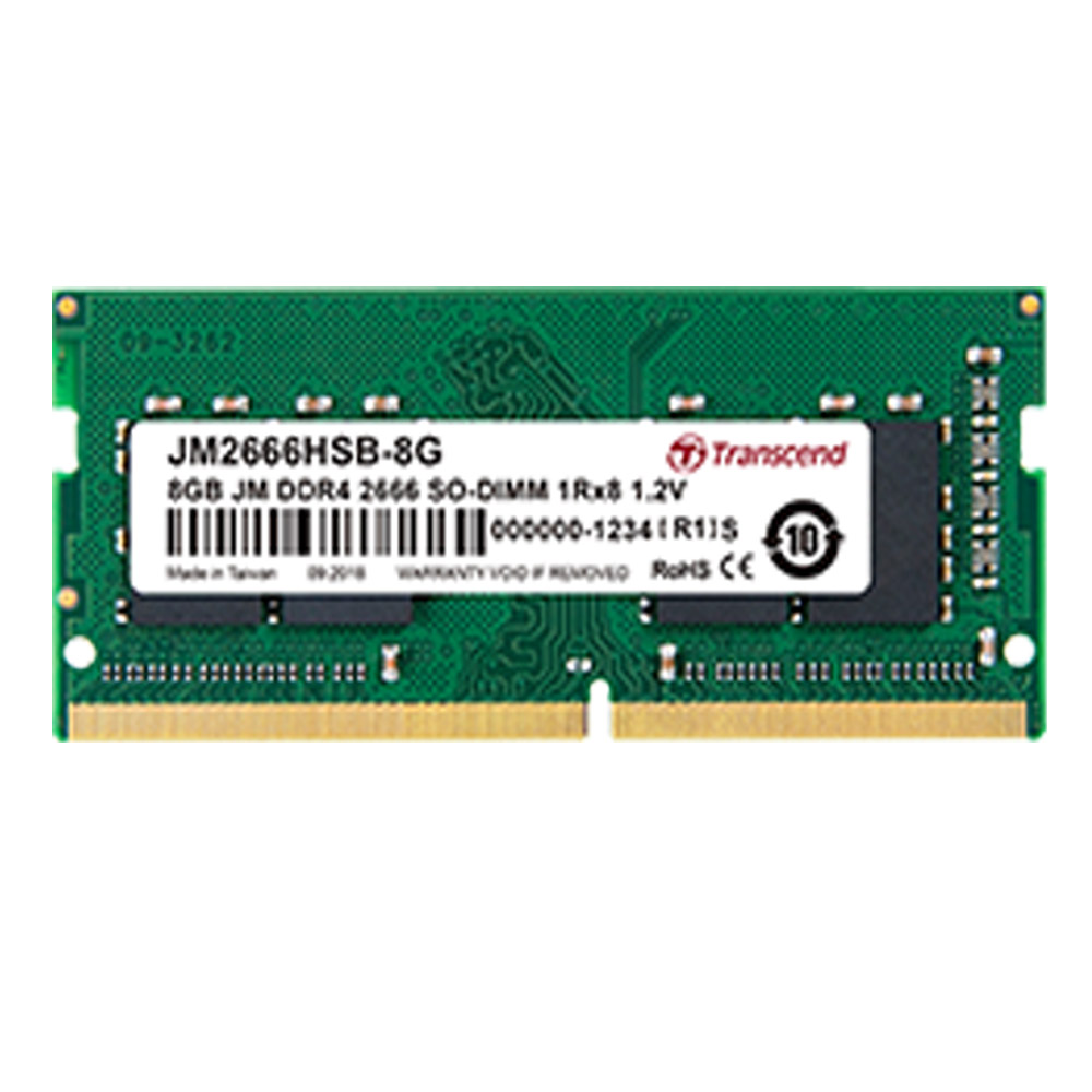 Transcend 創見 JetRam 8GB DDR4 2666 筆記型電腦記憶體