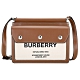 BURBERRY Horseferry Title 字母印花口袋細節泰爾勒斜背包(自然色x麥芽棕) product thumbnail 1