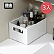 日本霜山 伸縮式分類置物收納盒-3入-多色可選 product thumbnail 1