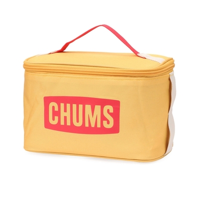 CHUMS Logo Spice Case調味瓶收納袋-黃紅色-CH603771Y001
