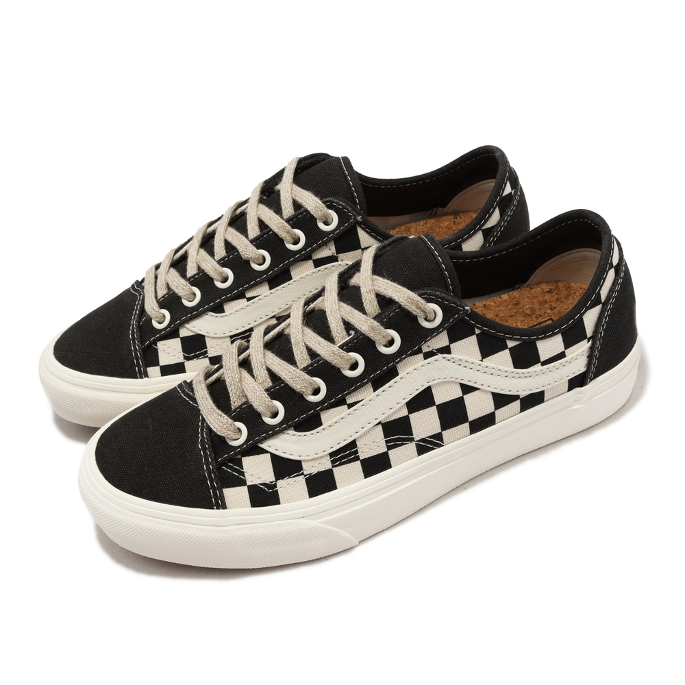 Vans 休閒鞋 Style 36 Decon Sf 男鞋 女鞋 黑 米白 棋盤格 仿舊 帆布 微脫色 VN0A3MVL42E