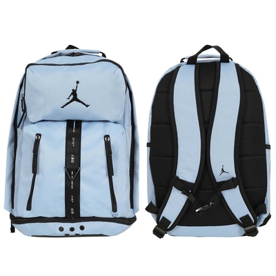 NIKE JORDAN SPORT大型雙肩後背包- 防水 旅行包 JD2423044AD-002 莫蘭迪藍黑