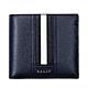 [時時樂限定] BALLY 品牌LOGO 經典條紋皮革短夾(3款/任選) product thumbnail 5