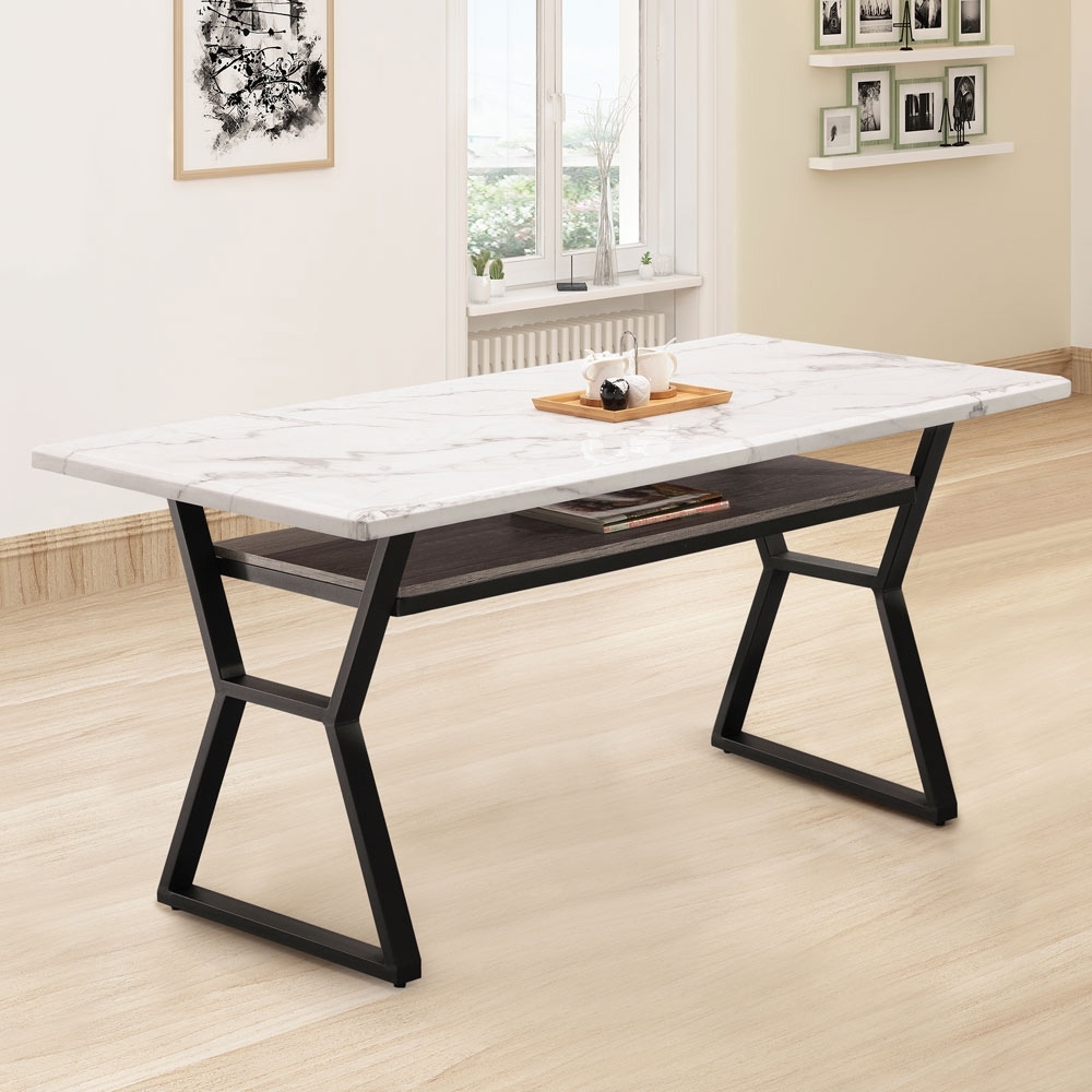 Homelike 柯特仿石紋5尺餐桌-150x80x75cm