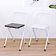 E-Style 鋼管(木製椅座)折疊椅/餐椅/洽談椅/摺疊椅-二色-4入/組 product thumbnail 1