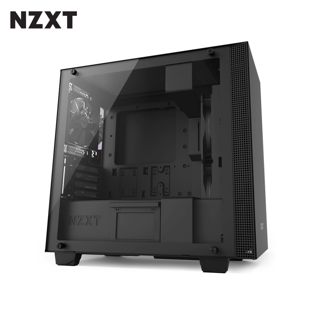 NZXT恩傑 H400 MICRO-ATX CASE 電腦機殼/鋼化側透玻璃-黑