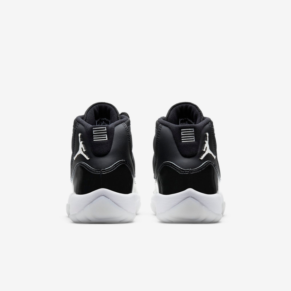 Nike 籃球鞋Air Jordan 11 Retro 女鞋喬丹11代Jubilee 穿搭大童黑白