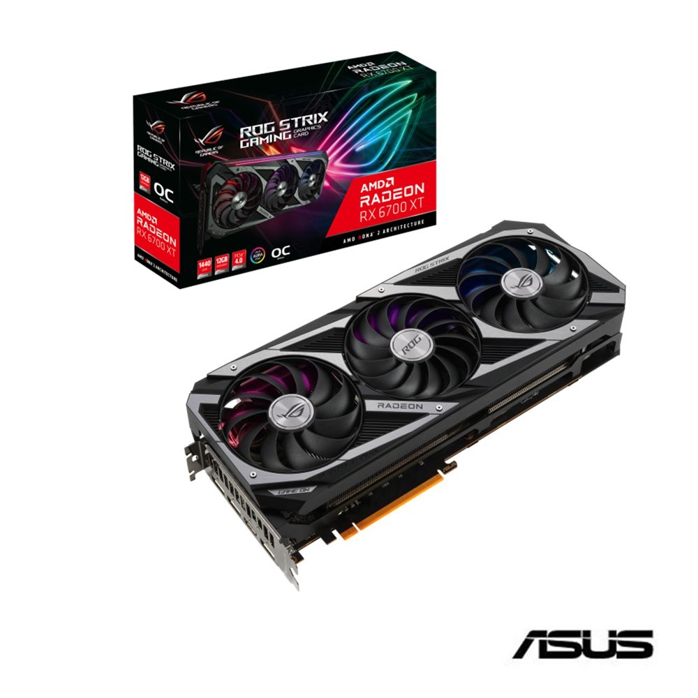 ASUS 華碩 ROG Strix Radeon RX6700 XT OC 超頻版 12GB GDDR6 顯示卡