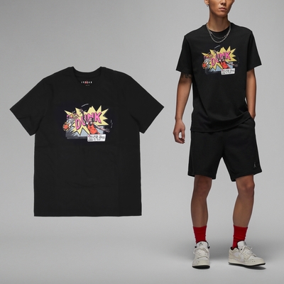 Nike 短袖 Jordan Tee 男款 黑 純棉 寬鬆 短T 棉T FZ1940-010