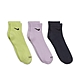 Nike 襪子 Everyday Plus Ankle Socks 三雙入 綠 紫 深藍 短襪 SX6893-913 product thumbnail 1