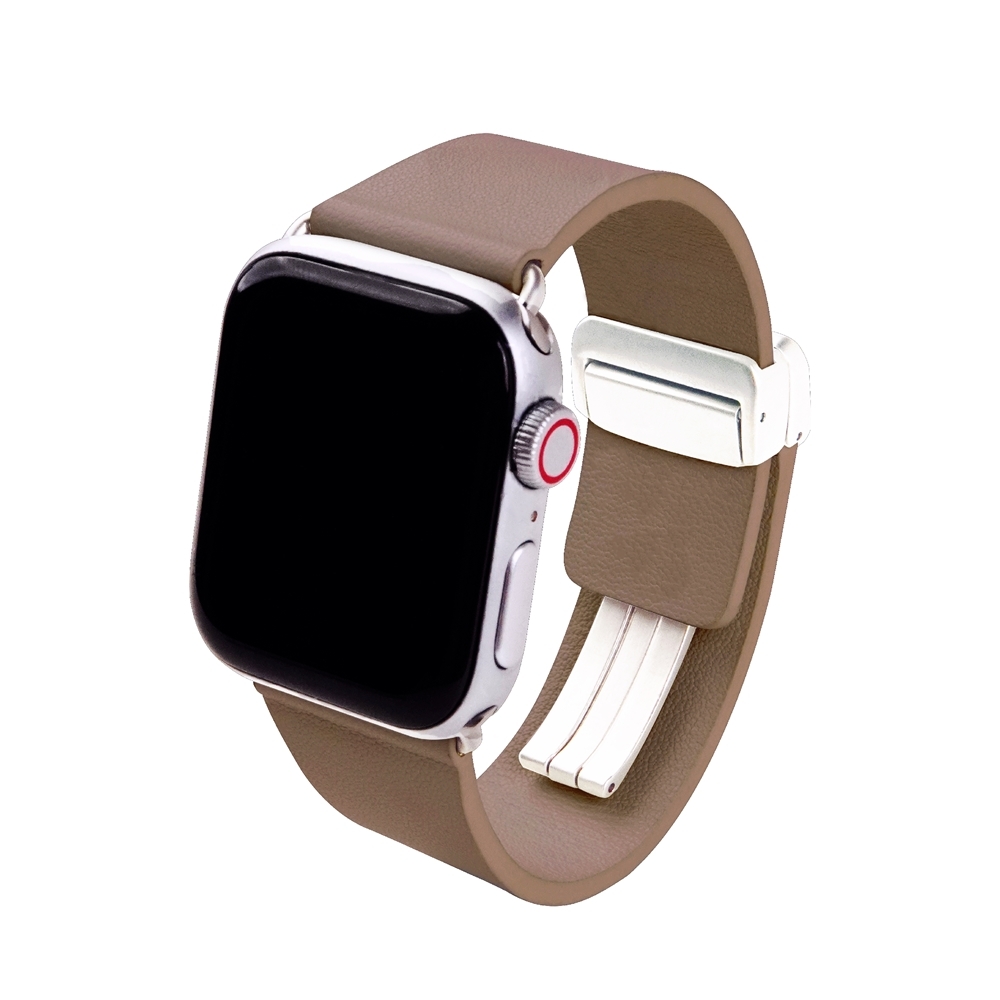 COMPLE Apple Watch 官方認證皮革悠遊卡錶帶 優雅棕 38/40/41mm專用 | 錶帶/錶環 | Yahoo奇摩購物中心