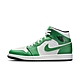 NIKE AIR JORDAN 1 MID 男籃球運動鞋-白綠-DQ8426301 product thumbnail 1