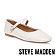 STEVE MADDEN-VINETTA 皮革圓頭瑪莉珍鞋-米色 product thumbnail 1