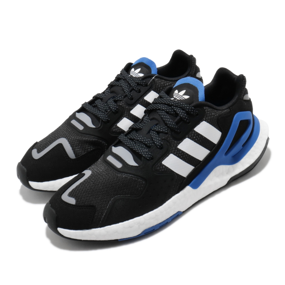 adidas 休閒鞋 Day Jogger 運動 男鞋 愛迪達 三葉草 緩震 Boost 穿搭 黑 藍 FW4041