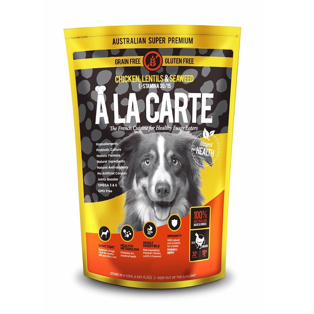 ALACARTE阿拉卡特 無穀雞肉鷹嘴豆 全齡犬糧 8kg