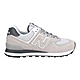 NEWBALANCE 男女復古慢跑鞋-574系列 麂皮 慢跑 NB N字鞋 U574GS2 淺灰白 product thumbnail 1