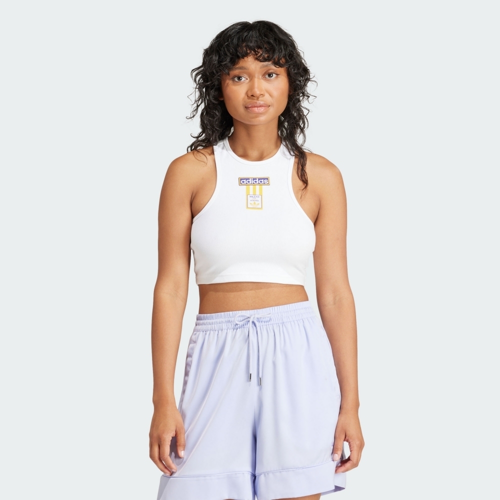 ADIDAS ADIBRK TANK TOP 三葉草 女運動背心-白-IS2434