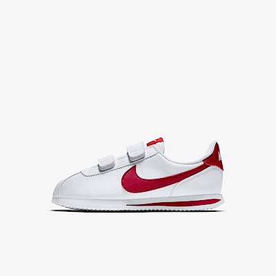 Nike Cortez Basic SL PSV 904767-101 中童 休閒鞋 經典 阿甘鞋 魔鬼氈 白 紅